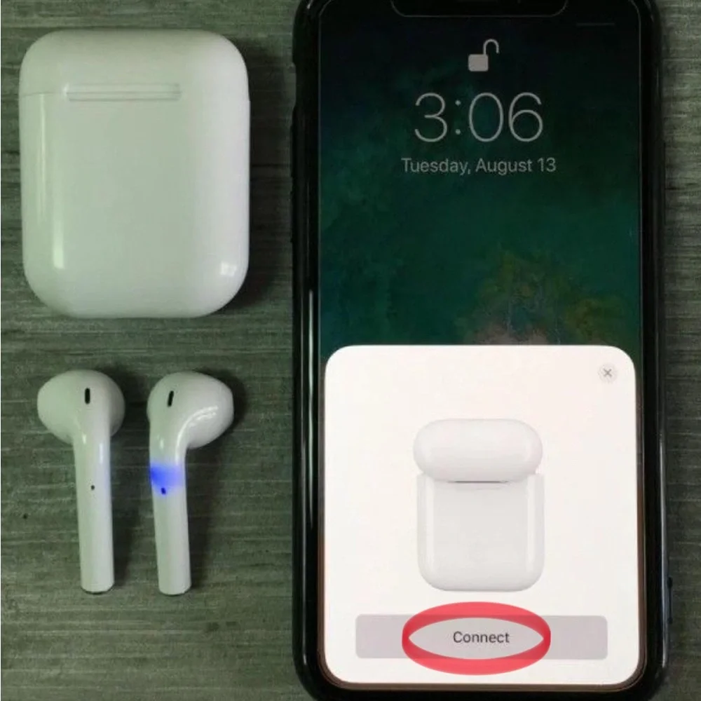 ✅i7S Wireless Bluetooth Headphone For iPhone,Android,LG,LAPTOP With Charging BOX